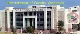 Central University Haryana Faculty Vacancy Recruitment 2025